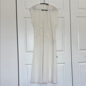 Elegant White Women's Dress